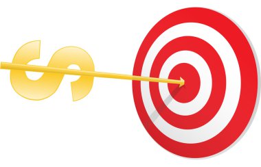 Money target clipart