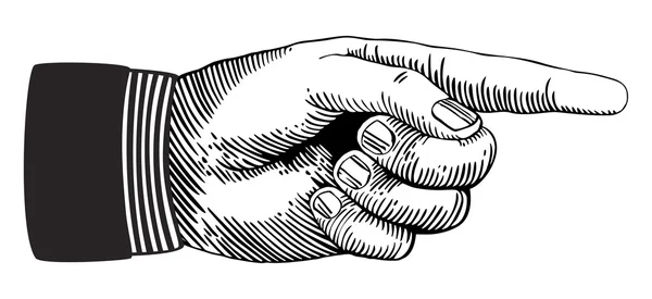 Вказівний палець — стоковий вектор