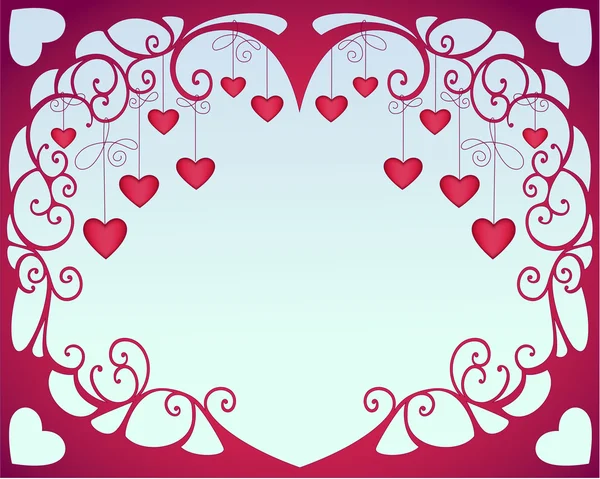 Coeurs de Saint-Valentin — Image vectorielle