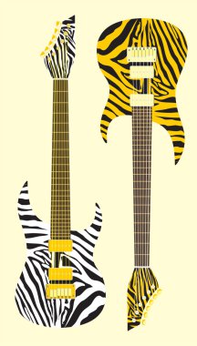 Vector guitar clipart