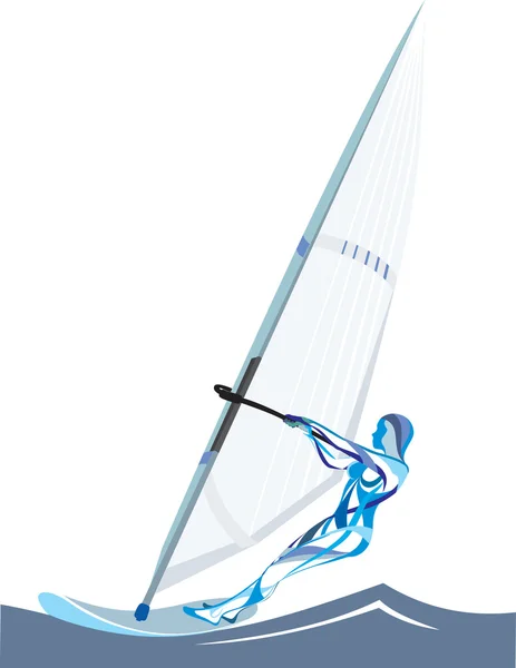 Windsurfing — Wektor stockowy