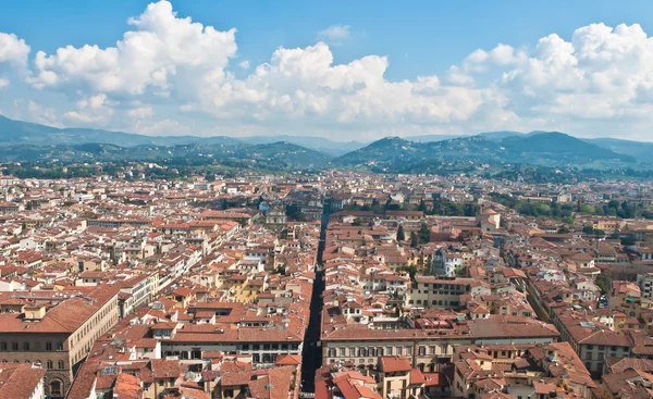 Het panorama van florence, Italië — Stockfoto
