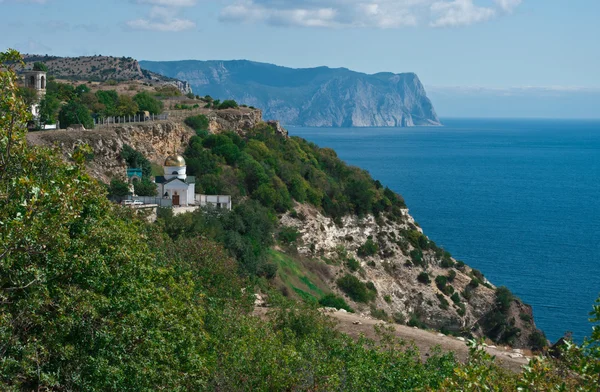 Stock image Orthodox monastery near Black Sea, Sebastopol, Ukraine