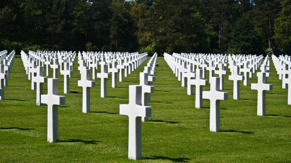 Cimitero Americano in Normandia — Foto Stock