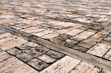 Texture of wooden floor clipart