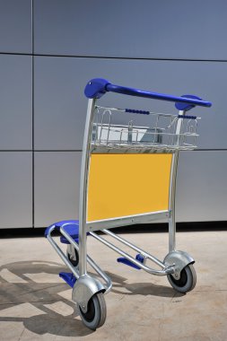 Airport Luggage Cart clipart