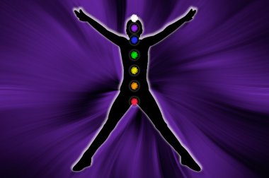 Body chakras clipart