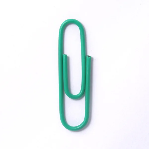 Clip gioiello carta verde — Foto Stock