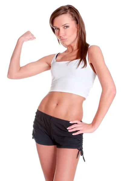 Portrait of a young healthy woman — Stock Photo, Image