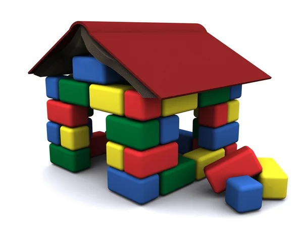 stock image House of the children's blocks