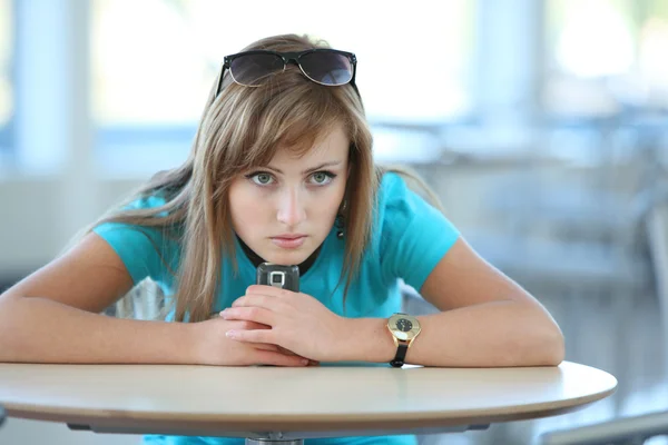 stock image Young beautiful woman