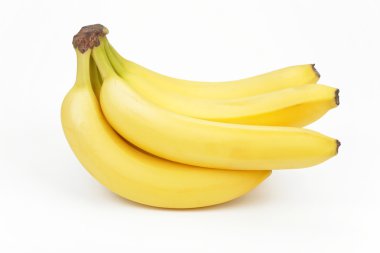 Banana on a white background clipart