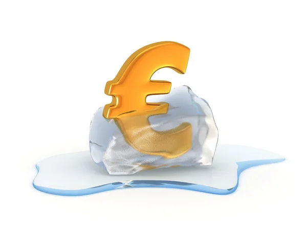 stock image Unfreezing dollar sign