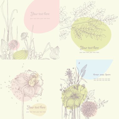 Summer Card Set clipart