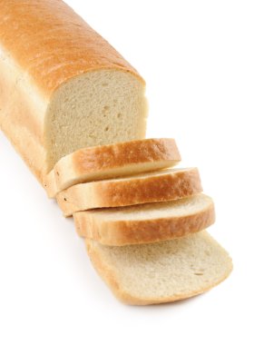 Loaf of white bread clipart