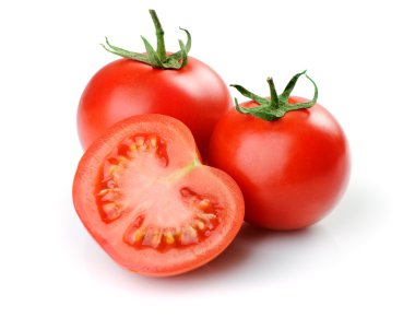 Three tomatoes clipart