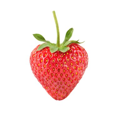 Heart shaped strawberry clipart