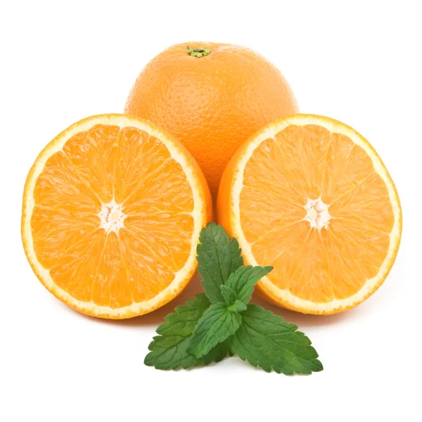 Naranjas y menta . — Foto de Stock