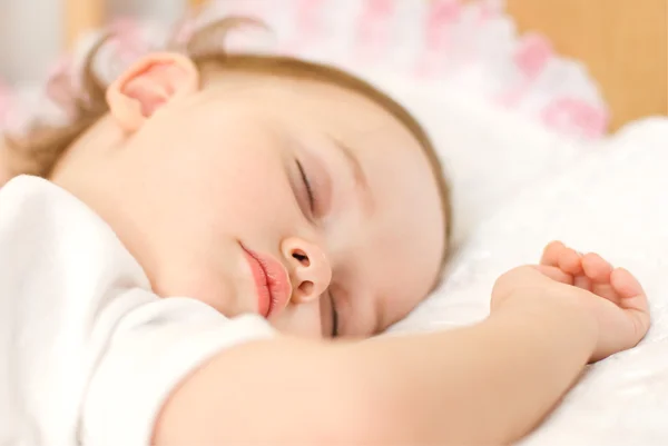 Sweet baby sleeping closeup — Stock Photo, Image