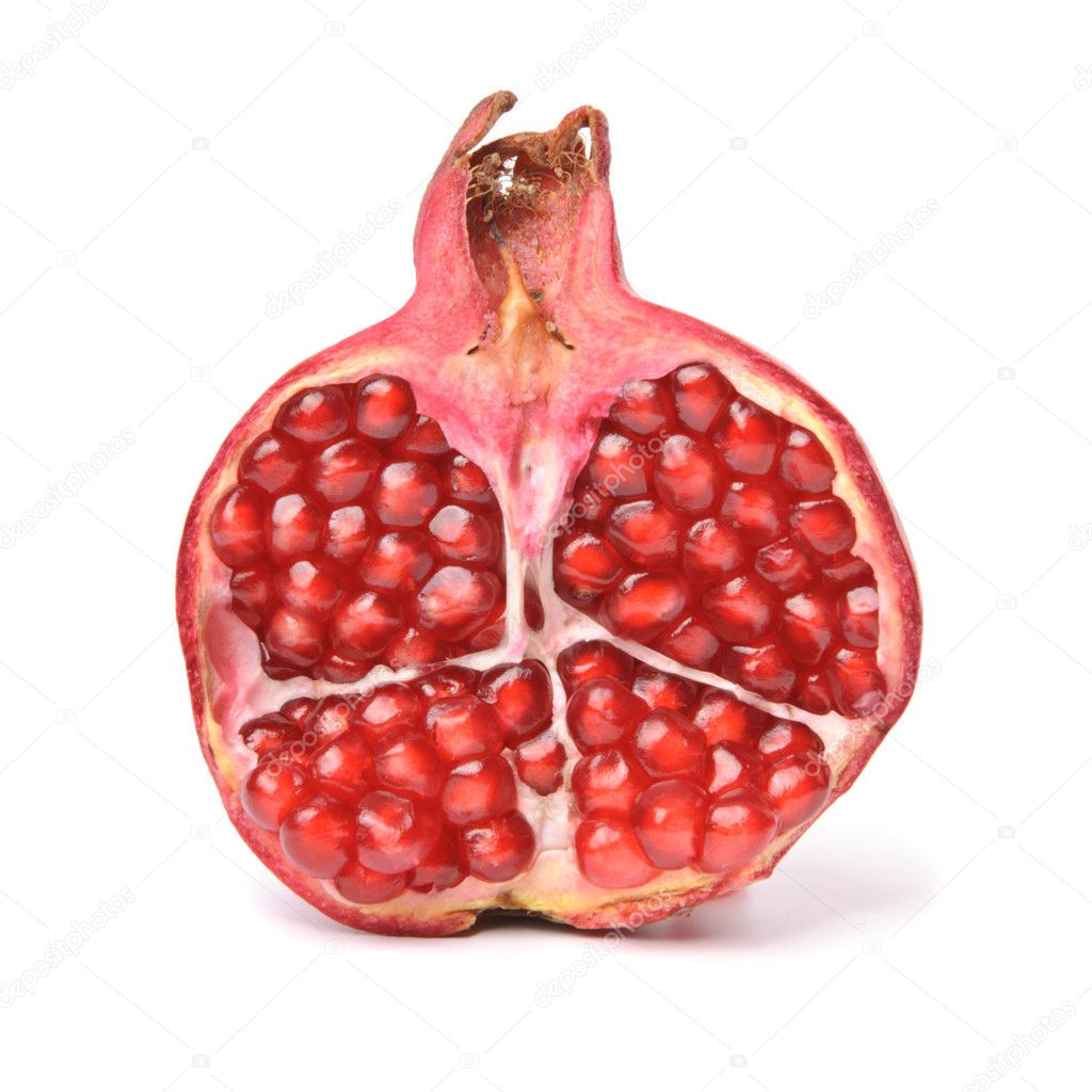 Half of pomegranate.