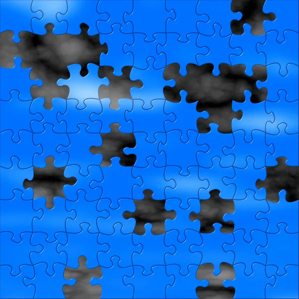 Égbolt puzzle — Stock Fotó