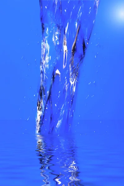 Vattenflödet — Stockfoto