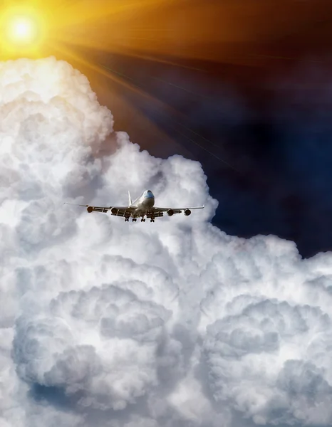 Літак з неба Ліцензійні Стокові Фото