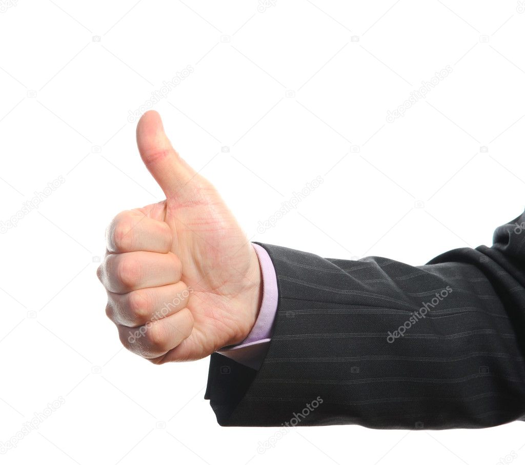 Thumbs up hand