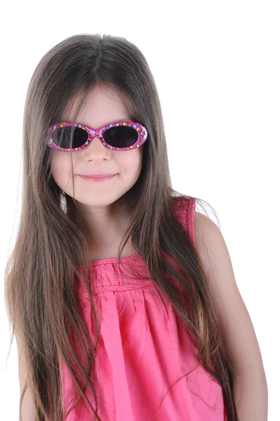 Girl wearing spectacles — Stock Photo, Image