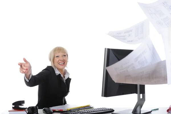 Beware of the office worker — Stock Photo, Image