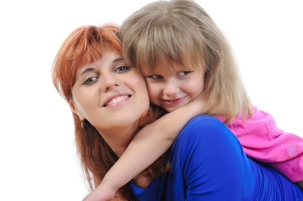 Glückliche Mutter und Tochter — Stockfoto