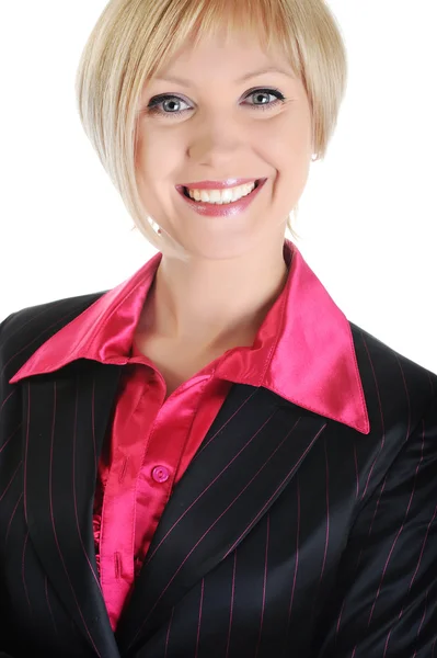 Mooie Glimlachende zakenvrouw. — Stockfoto