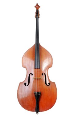 Images of the classical contrabass. clipart