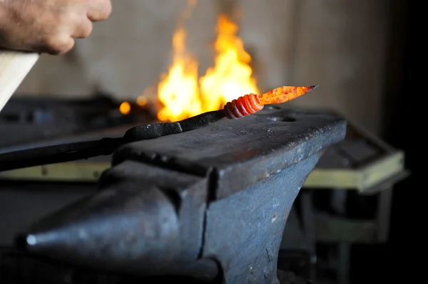 Work in the forge — Stock Photo, Image