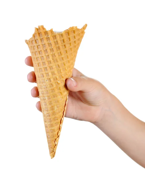 손에 있는 아이스크림 — 스톡 사진