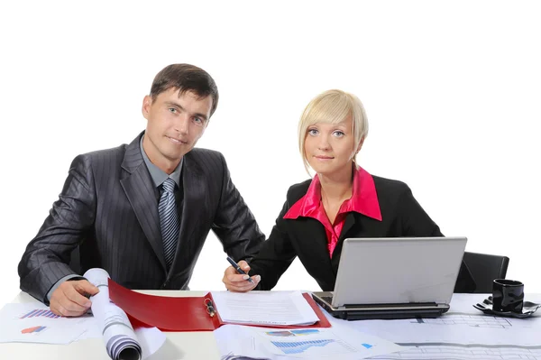 Business partners in the office — Stock Photo, Image