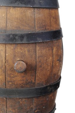 Old wooden barrel clipart