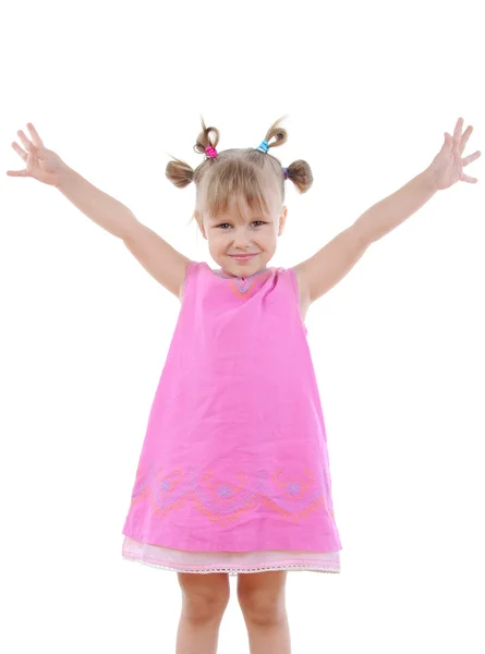Funny little girl. — Stock Photo, Image