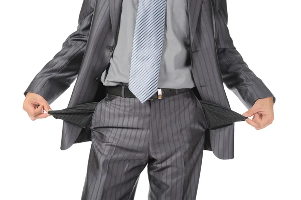 stock image Man with empty pockets