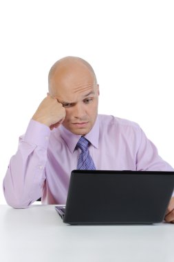 Frustrated businessman clipart