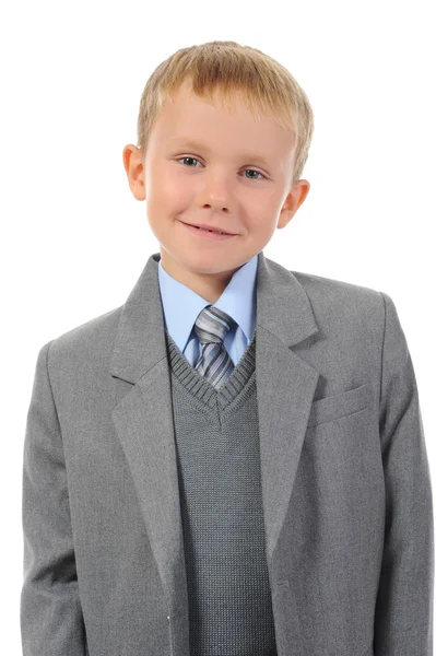 एक व्यवसाय सूट मुलगा स्टॉक फोटो