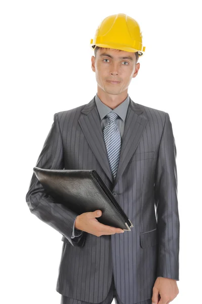 Businessman with documents — Stock Photo, Image