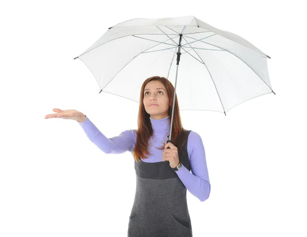 Imagen de un hombre de negocios con paraguas —  Fotos de Stock