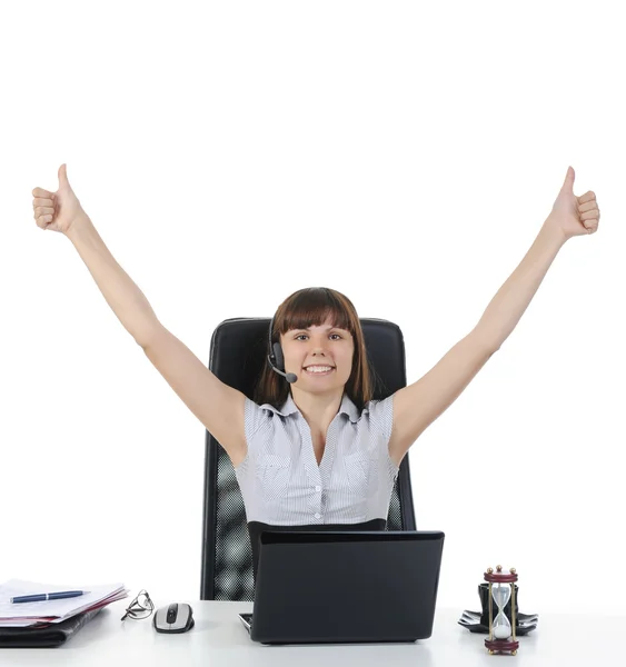 Beautiful women in the office — Stock Photo, Image