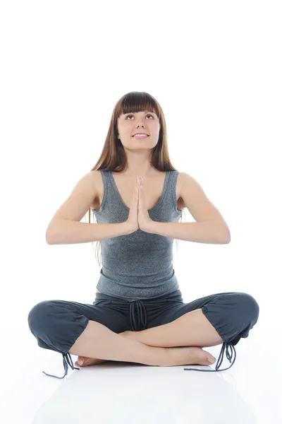 Donna di yoga — Foto Stock