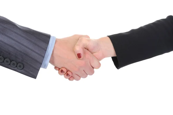 Handshake socios comerciales — Foto de Stock