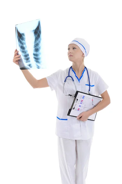 X-레이 들고 의사 — 스톡 사진