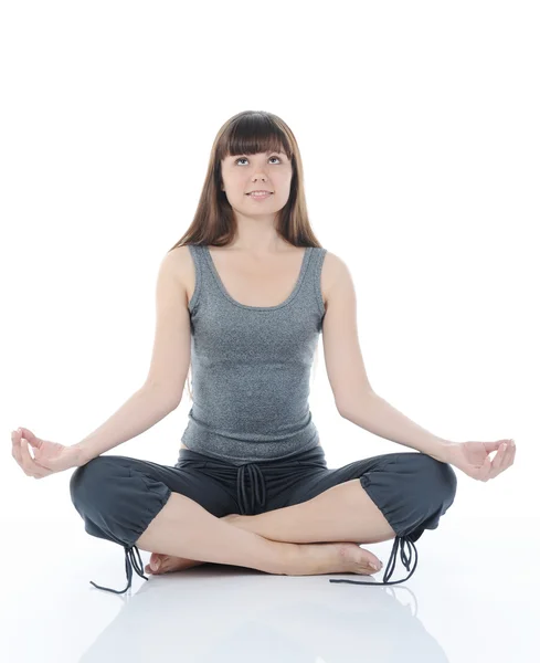 Yoga woman Stock Picture