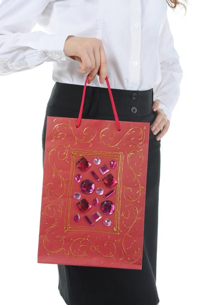 Bag with the jewels — Stock Photo, Image