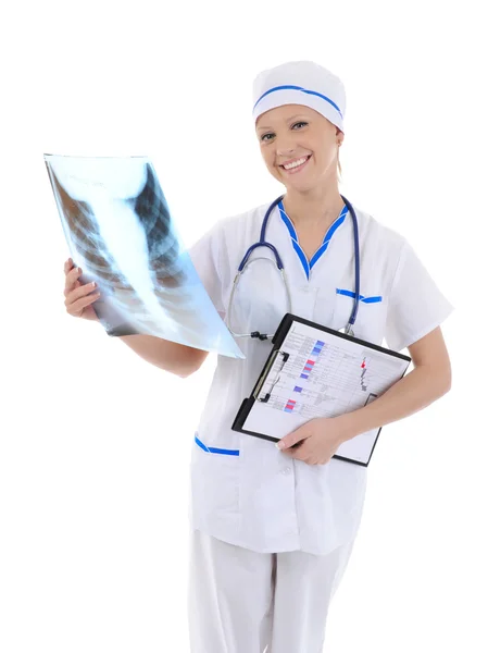 Holding egy x-ray orvos — Stock Fotó